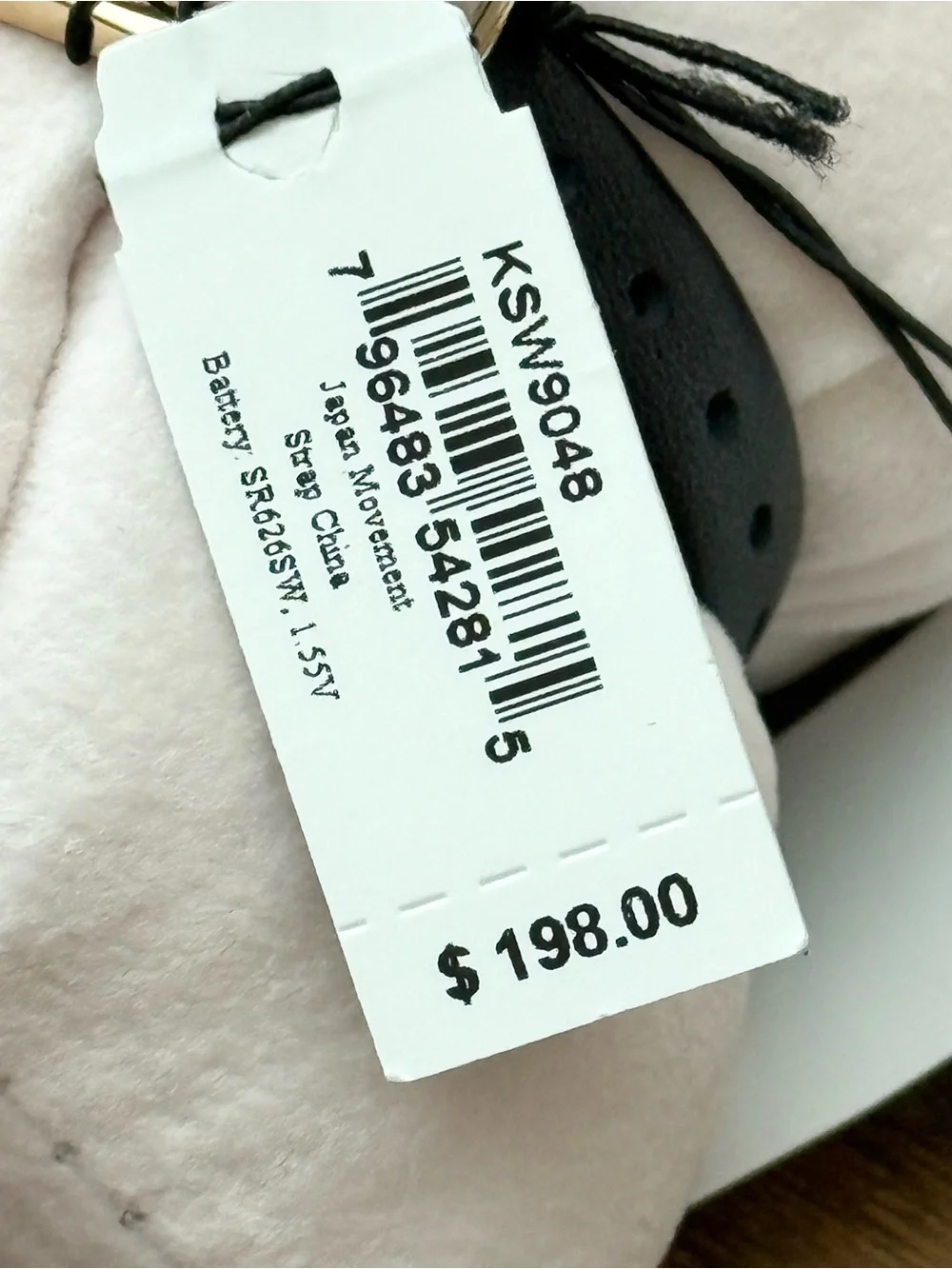 Kate Spade Women's Holland Black Leather Watch 28mm, KSW9048